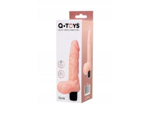 A-TOYS, Realistic Multi-Speed vibrator,, TPE, vibration modes, 14cm - image 2