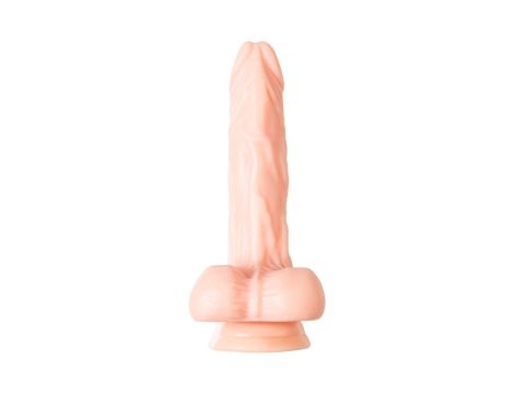 A-TOYS, Realistic Dildo, TPE, Flesh, 14 cm - 5