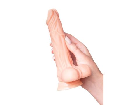 A-TOYS, Realistic Dildo, TPE, Flesh, 14 cm - 8