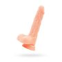 A-TOYS, Realistic Dildo, TPE, Flesh, 14 cm - 3