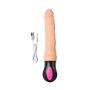 A-TOYS Vibrator with heating TPE 12 speeds bendable rechargble - 5