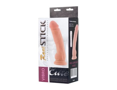 RealStick Elite, Vibrator on a suction cup, body, 7 vibration modes, 17 cm - 9