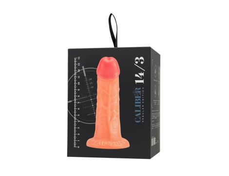 Realistic dildo Caliber 14/3 , PVC, flesh,  length 14cm, diameter 3cm - 11