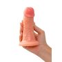 Realistic dildo Caliber 14/4 , PVC, flesh,  length 14cm, diameter 4cm - 8