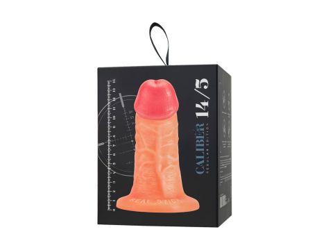 Realistic dildo Caliber 14/5 , PVC, flesh,  length 14cm, diameter 5cm - 11