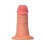 Realistic dildo Caliber 14/5 , PVC, flesh,  length 14cm, diameter 5cm - 3