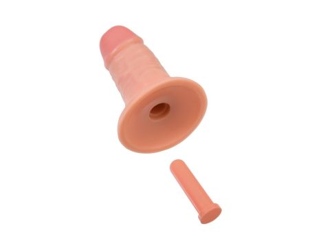 Realistic dildo Caliber 14/6 , PVC, flesh,  length 14cm, diameter 6cm - 7