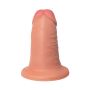 Realistic dildo Caliber 14/6 , PVC, flesh,  length 14cm, diameter 6cm - 5