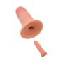 Realistic dildo Caliber 14/6 , PVC, flesh,  length 14cm, diameter 6cm - 8