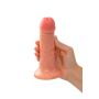 Realistic dildo Caliber 16/4 , PVC, flesh,  length 16cm, diameter 4cm - 8