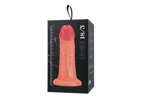 Realistic dildo Caliber 18/5 , PVC, flesh,  length 18cm, diameter 5cm - 10