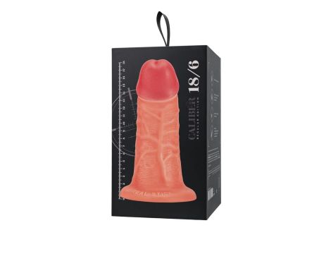 Realistic dildo Caliber 18/6 , PVC, flesh,  length 18cm, diameter 6cm - 11