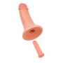 Realistic dildo Caliber 18/6 , PVC, flesh,  length 18cm, diameter 6cm - 7