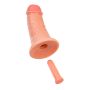 Realistic dildo Caliber 20/6 , PVC, flesh,  length 20cm, diameter 6cm - 7