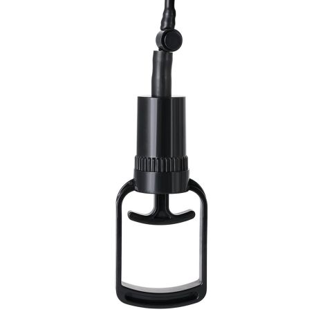 A-TOYS, Penis Pump, PVC, Black, 23.5 cm 3 cock rings included - 9