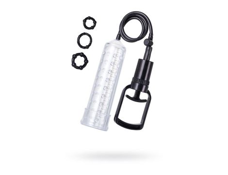 A-TOYS, Penis Pump, PVC, Transparent, 23.5 cm