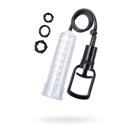 A-TOYS, Penis Pump, PVC, Transparent, 23.5 cm