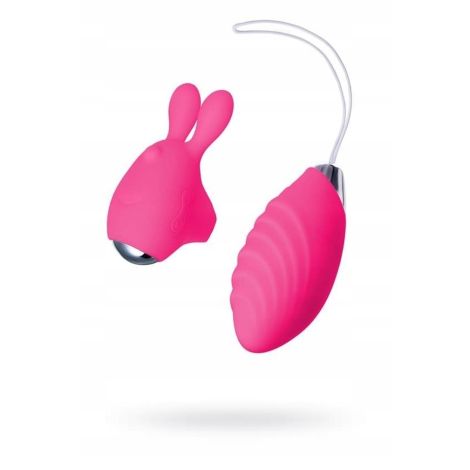 JOS VITA finger vibrating egg and vibrating attachment, silicone, pink, 8.5 and 8 cm - 2