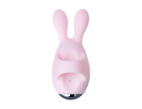 JOS VITA finger vibrating egg and vibrating attachment, silicone, powder pink, 8.5 and 8 cm - 8