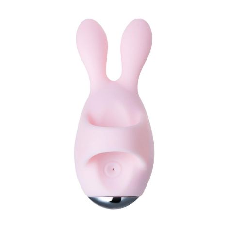 JOS VITA finger vibrating egg and vibrating attachment, silicone, powder pink, 8.5 and 8 cm - 8