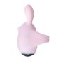 JOS VITA finger vibrating egg and vibrating attachment, silicone, powder pink, 8.5 and 8 cm - 8