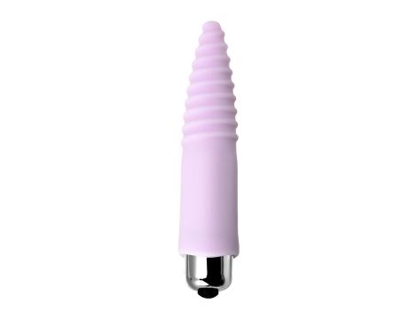 JOS NOVA, Finger vibrator for anal stimulation, silicone, powder pink, 9 cm - 2