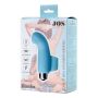 JOS DANKO, Finger vibrator for G-point stimulation, silicone, blue, 9.5 cm - 7