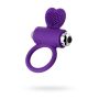 JOS PERY, Vibrating ring with cilia, silicone, violet, 9 cm - 2