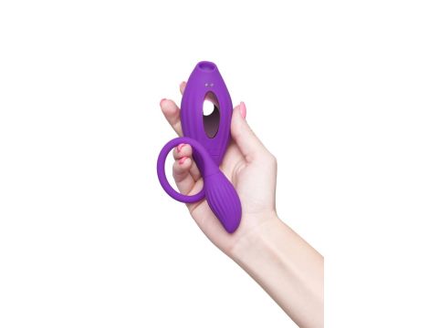 JOS Vacuum clitoris stimulator Ginny, silicone, purple, 31 cm - 7