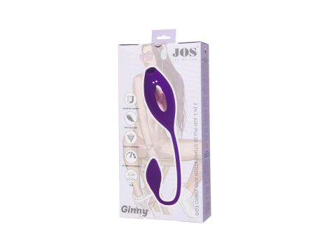 JOS Vacuum clitoris stimulator Ginny, silicone, purple, 31 cm - 9