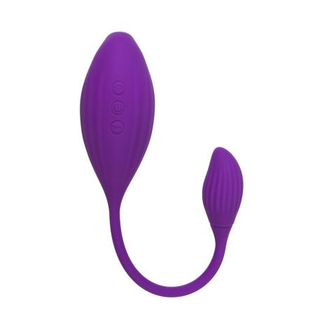 JOS Vacuum clitoris stimulator Ginny, silicone, purple, 31 cm - 2