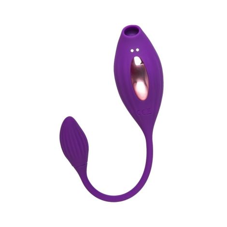 JOS Vacuum clitoris stimulator Ginny, silicone, purple, 31 cm - 3