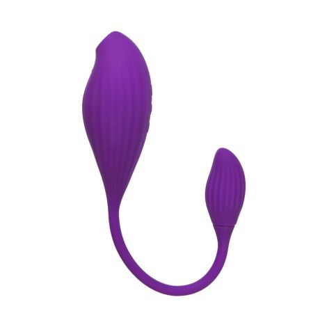 JOS Vacuum clitoris stimulator Ginny, silicone, purple, 31 cm - 4