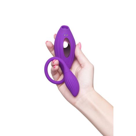 JOS Vacuum clitoris stimulator Ginny, silicone, purple, 31 cm - 7