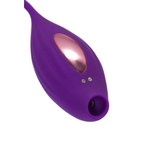 JOS Vacuum clitoris stimulator Ginny, silicone, purple, 31 cm - 11