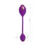 JOS Vacuum clitoris stimulator Ginny, silicone, purple, 31 cm - 11