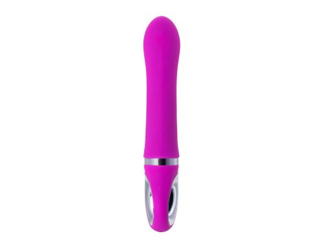 JOS JOLY, Vibrator with clitoral stimulator with WOW mode, silicone, fuchsia, 19.6 cm - 5