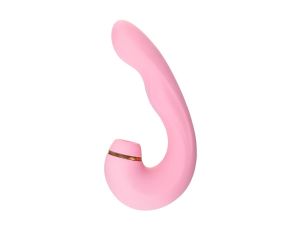 JOS Multifunctional clitoral stimulator JUNA, pink, 15 cm - image 2