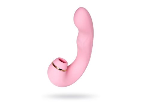 JOS Multifunctional clitoral stimulator JUNA, pink, 15 cm