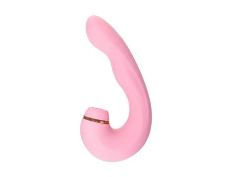 JOS Multifunctional clitoral stimulator JUNA, pink, 15 cm - 2