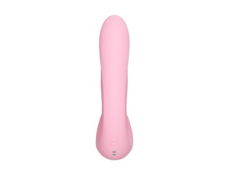 JOS Multifunctional clitoral stimulator JUNA, pink, 15 cm - 4