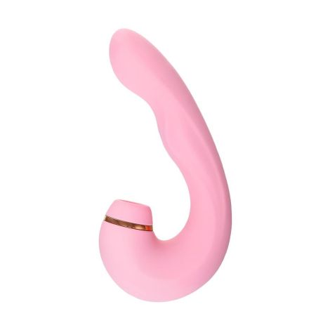 JOS Multifunctional clitoral stimulator JUNA, pink, 15 cm - 2