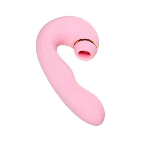 JOS Multifunctional clitoral stimulator JUNA, pink, 15 cm - 5