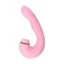 JOS Multifunctional clitoral stimulator JUNA, pink, 15 cm - 3