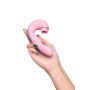 JOS Multifunctional clitoral stimulator JUNA, pink, 15 cm - 8