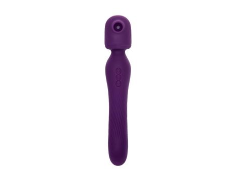 JOS Stimulator 2 in 1 Kisom, silicone, purple, 13 cm - 3