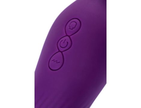 JOS Stimulator 2 in 1 Kisom, silicone, purple, 13 cm - 13