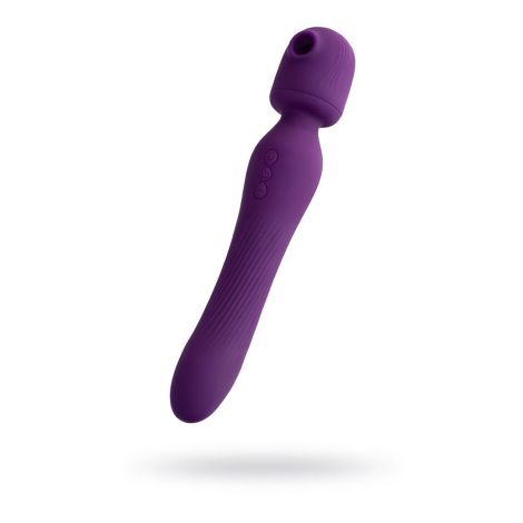 JOS Stimulator 2 in 1 Kisom, silicone, purple, 13 cm