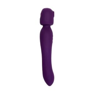 JOS Stimulator 2 in 1 Kisom, silicone, purple, 13 cm - image 2