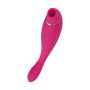 JOS Danvi vibrator with vacuum wave stimulation, silicone, pink, 21.5 cm - 6